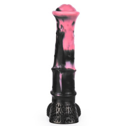 Bad Horse Gode Animal Ponulf 22 x 5.5cm Noir-Rose